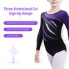 DoGeek Gymnastics Leotard Long Sleeve Athletic Leotards for Little Girl