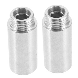 Operitacx 2 Stück Duschkopf-Verlängerungsarm wasserschlauch verlängerung water proof Dusche Verlängerungsarm Verlängerungsrohr für Badezimmerdusche Duschverlängerung für Badezimmer Silver