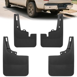 Yldqcfu Mud Flaps for Ford F150 (2021-2023) ，4pc Heavy-Duty Splash Guards, Front & Rear Wheel Protection, Durable PP Material ，Fits Trucks Without Fender Flares