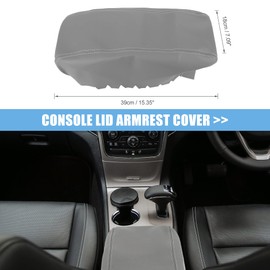 MACHSWON Car Center Console Cover Armrest Seat Box Cover Protector Replacement Microfiber Leather for Jeep Grand Cherokee 2011 2012 2013 2014 2015 2016 2017 2018 2019 2020 Arm Rest Cover Grey