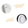 Operitacx 8pcs Toilet Seat Buffers with Slip Design Easy Installation