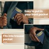 RUNBOX Slim Card Wallet for Men with ID Window –