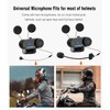 FreedConn Motorcycle Helmet Bluetooth Headset,TCOM VB with Music Sharing 2-Riders