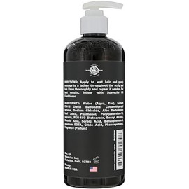 Suavecito OG Shampoo - Botella bomba de 16 onzas con aroma original, limpia suavemente el cabello, hidrata y calma con aloe, funciona en todo tipo de 
