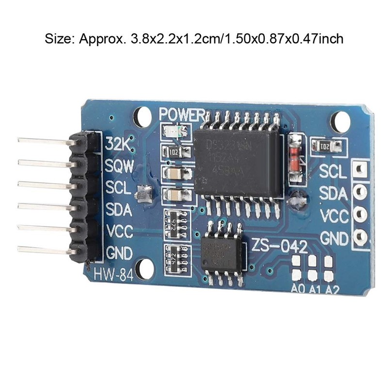 DS3231 AT24C32 Module, Precision Clock Module with Two Calendar Alarm
