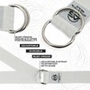 Yoga Strap Belt with Metal D-Ring Buckle, 6ft long &