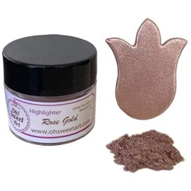 ROSE GOLD HIGHLIGHTER DUST (4 GRAMS) (4 grams Net. container) by Oh! Sweet Art Corp