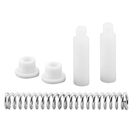 Prime-Line K 5131 Steel and Nylon Storm Door Hinge Pin Kit, 2-9/16 In. Springs, 5/16 In. Diameter Pins and Bushings, White (3 Sets)