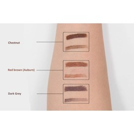 Eyebrow Tattoo Pen Microblading 3D Fork Tip - Microblade Eyebrow Pencil for Eyebrow Makeup Red-Brown(Auburn)