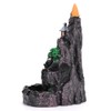 Unique Mountain Water Backflow Incense Burner Holder Home Resin Ornament