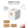 COTOPHER 15Pcs 6x6x6 Inches Mini Cake Boxes, Square Bakery Boxes