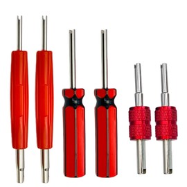 Valve Stem Removal Tool Kit,A/C R134A R1234YF Valve Core Remover and Installer Tool Set,Schrader Valve Stem Core Remover Tool, Air Conditioning Line Repair Tools for HVAC R22 R32 R410A Systerm