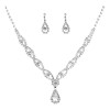 Aokun Kit Boda Sets De Joyeria Cristal Deco Mujer Collararete