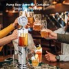 Pump Liquor Dispenser Large Capacity Single Faucet Beer Beverage Dispenser