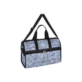 LeSportsac Deluxe Large Weekender Bag (The Boroughs Blue)