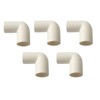 5pcs 32mm Conduit Fittings 90 Degree Elbow Pipe Connector,PVC Conduit