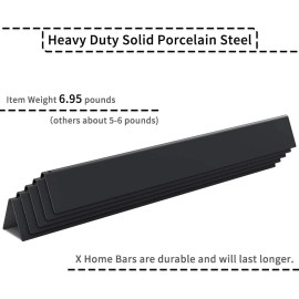 X Home 7534 21.5-Inch Heavier Flavorizer Bars for Weber Genesis Silver, 5-Pack