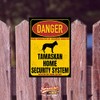 Tamaskan Danger Security System Door Sign Dog Sign Warning Sign
