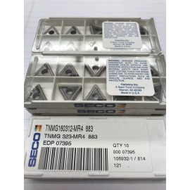 SECO 10 Pcs. TNMG323-MR4 883 SECO INSERT. (loc H3)