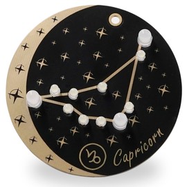 Treedix Soldering Project Kits, Soldering Practice Kits with Constellation Pattern, Creative DIY Solder Kit for Practicing Solder Skill for Beginners, Room Ornaments, Decorative Gifts (Capricorn)