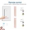 Greencycle Wireless Lights Switch Kit, 2 Set Mini Switch with