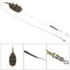 Leapiture 3Pcs Inline Method Feeder Set - Plastic Inline Fishing