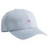 GANT Unisex Shield High Cap Baseball Cap, Dove Blue