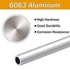 TOP-VIGOR 1Pc 6063 Aluminum Round Tube 30mm OD 27mm ID