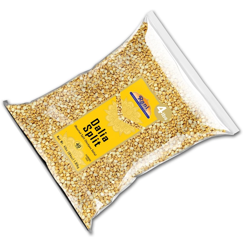 Rani Daliya Split (Roasted Split Chickpeas Dalia) 4lbs (64oz) ~