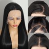 ISAMY Synthetic Lace Front Wig, HD Glueless Lace Wig Pre-Plucked