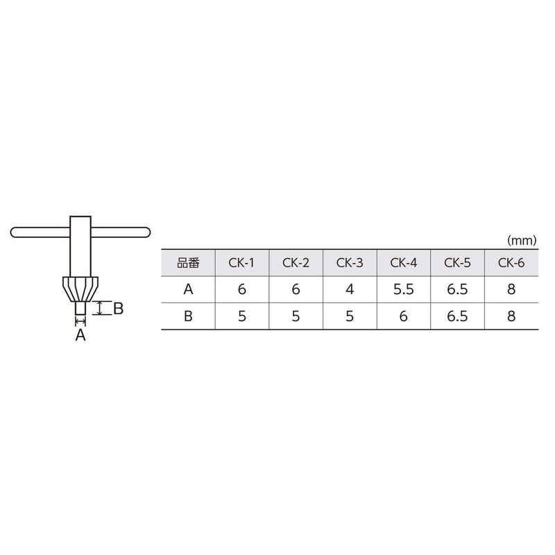 Niigataseiki SK Chuck Handle CK-1