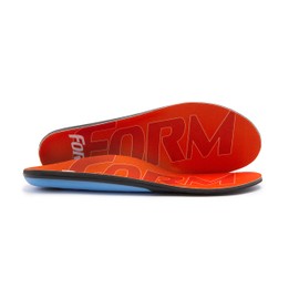 FORM Premium Insoles Reinforced | Orange Men's 11 - 11.5, Women's 12.5