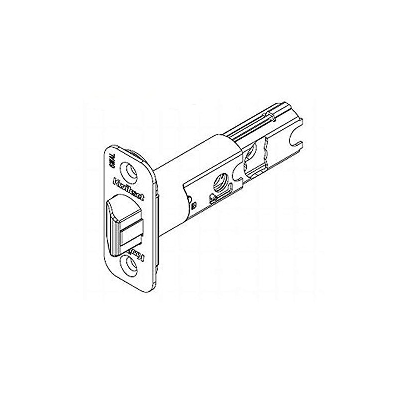Kwikset 83000-26 6-Way Adjustable Deadlatch for Halifax and Milan Bright