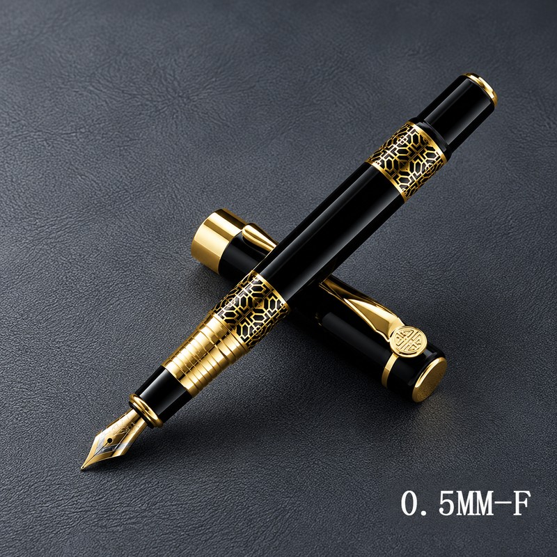 Metal Fountain Pen for Daily Writing – 0.5mm Standard Nib