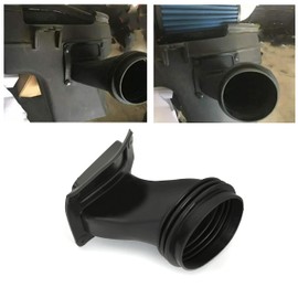 KUAFU Air Inlet Intake Tube Compatible with 2015-2022 Dodge Challenger Replacement for 77072385 Headlight Air Inlet Intake Duct Tube Black