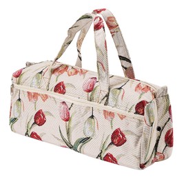 Knitting Storage Bag - Household Fabric with Floral Design for Makeup & Craft Accessories