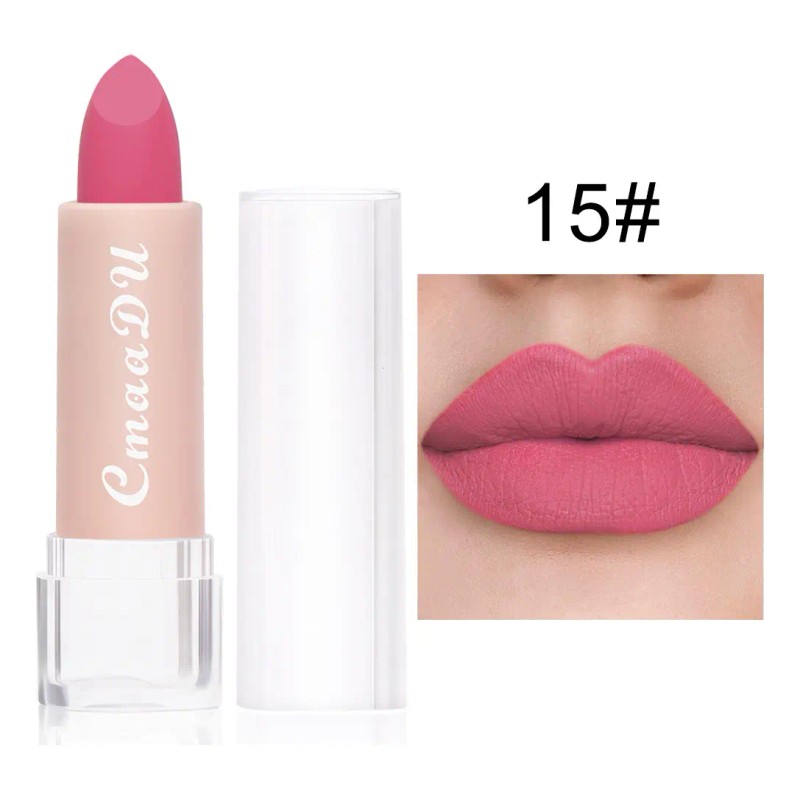 Cmaadu 1 Pieza Labial Mate Hidratante Fácil De Aplicar