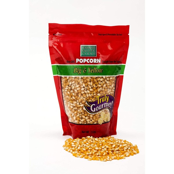 Wabash Valley Farms Popcorn Kernels - Big & Yellow - 2 lb