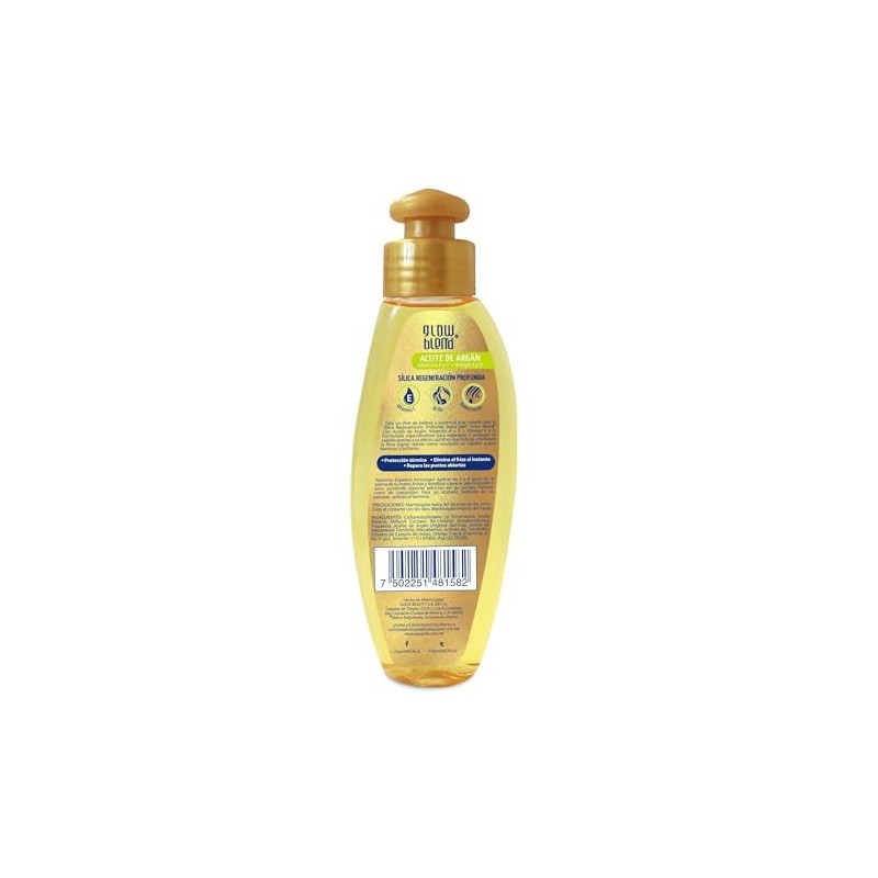 Aqua Net® Sílica para cabello Glow Blend aceite de argán