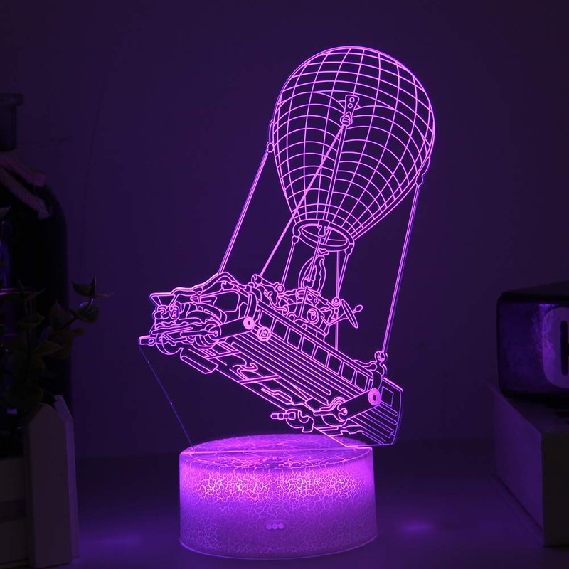 Batttlebus 3D Optical Illusion Lamp, Unique Night Light, Artwork Light,