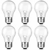 60 Watt Incandescent Light Bulbs, A19 Shatter Resistant Rough Service