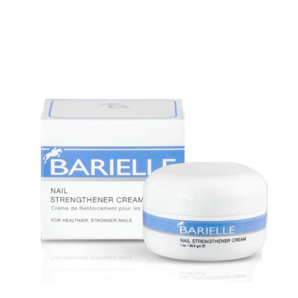 Barielle Nail Strengthener Cream 1 ounce (Pack of 2) Helps Improve Nail Growth, for Healthier and Stronger Nails, Prevents Splitting, Cracks and Ridges, Resists Splits, Peels and Breaks.
