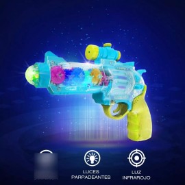 REGALOMEX Pistola De Juguete Para Niños Con Luz Y Sonido