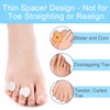 Povihome 10 Pack Pinky Toe Separators, Little Toe Spacers to
