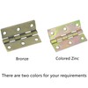 8 PCS 2.5-inch Door Hinges, Bearing Hinges for Small Furniture