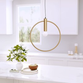 RUG BRANCH Irenza Ceiling Lamp Brass - Ceiling Lamps Design - Brass - Made with Steel - Perfect for Living Room, Bedroom, Office