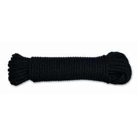 Chapuis FDC9 Plaited halyard - Polypropylene - 100 kg - Diameter 2,8 mm - Length 10- m - Black