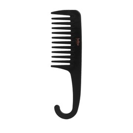Belisa by Lunata Peine de dientes anchos | Negro - Peine desenredante, peine de dientes anchos | Peines de pelo para mujeres y hombres