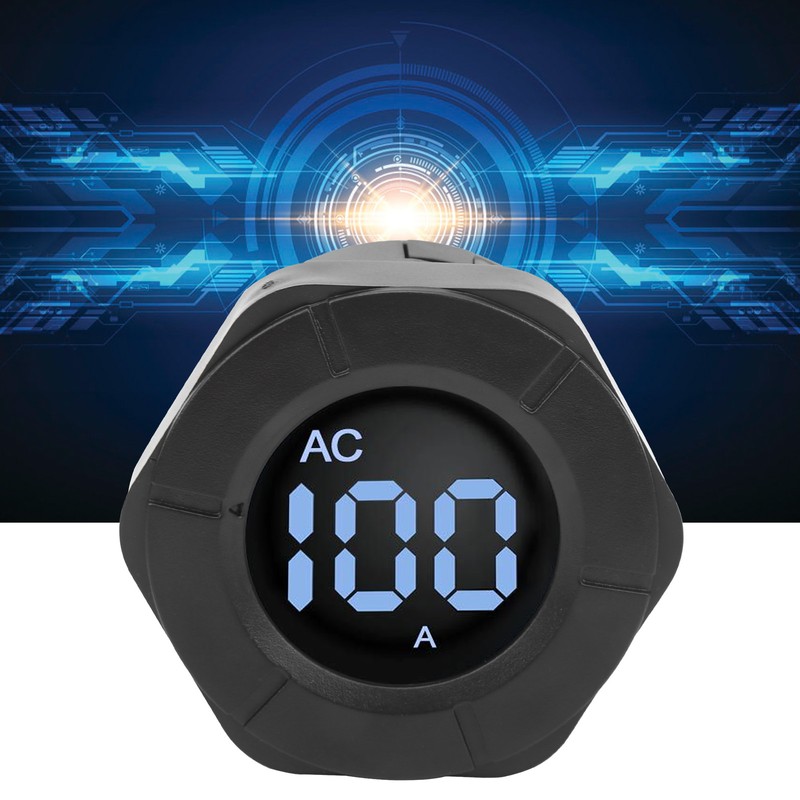 PZEM024A100A Round LCD AC Digital Ammeter Current Meter with SplitCore