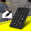 USB Numeric Keypad, Portable Mini Number Pad Number Pad Numeric